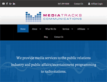 Tablet Screenshot of mediatracks.com